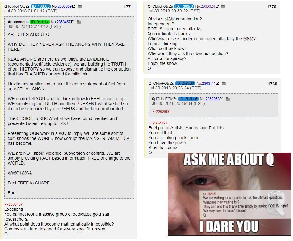WHO IS Q, MR PRESIDENT?